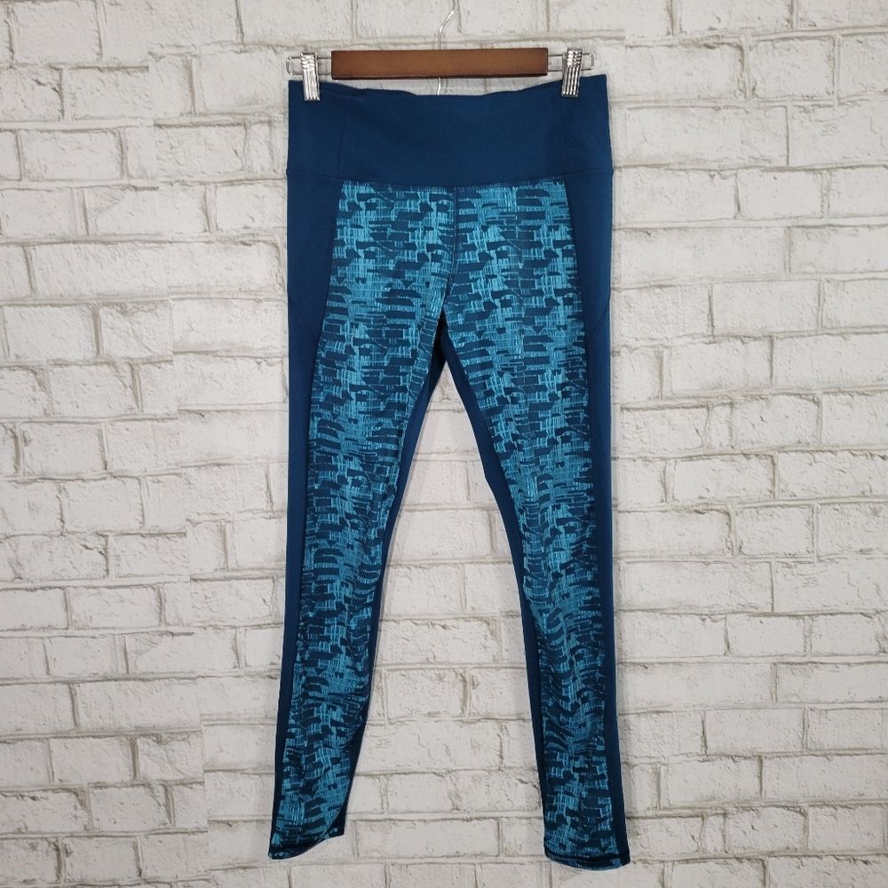 Under Armour teal printed leggings